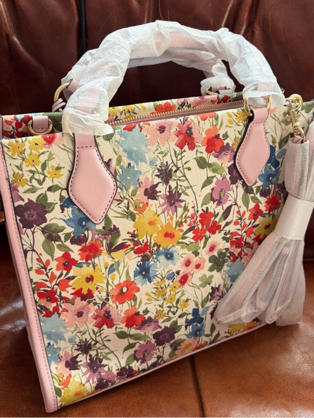Karl Lagerfeld Floral Penny Bag - Picture 4 of 7